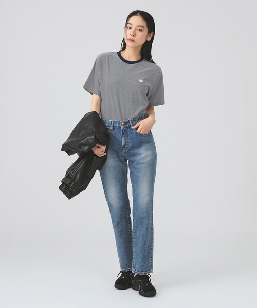 Ray BEAMS(レイビームス)の「【別注】DANTON / ストライプ インナー Tシャツ(Tシャツ/カットソー・レディース・ネイビー・SMALL/MEDIUM)」の9枚目の写真