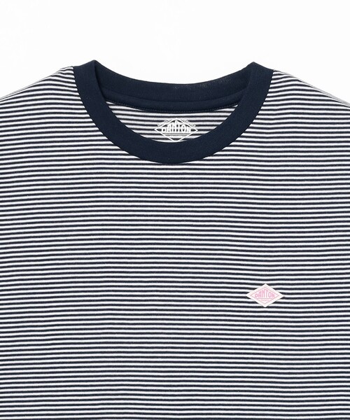Ray BEAMS(レイビームス)の「【別注】DANTON / ストライプ インナー Tシャツ(Tシャツ/カットソー・レディース・ネイビー・SMALL/MEDIUM)」の7枚目の写真