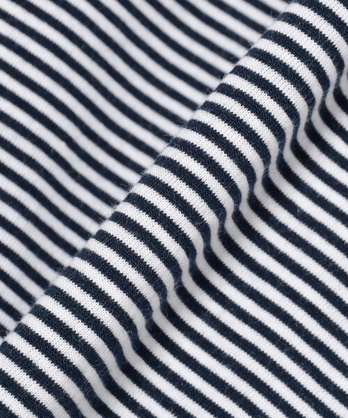 Ray BEAMS(レイビームス)の「【別注】DANTON / ストライプ インナー Tシャツ(Tシャツ/カットソー・レディース・ネイビー・SMALL/MEDIUM)」の4枚目の写真