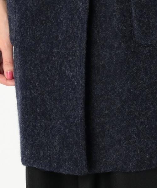 Another Edition（アナザーエディション）の「★★ブークレーチェスターコート（ネイビー）/AEBC ブークレー チェスター CT 79（チェスターコート・レディース・ネイビー・フリー）」の8枚目の写真