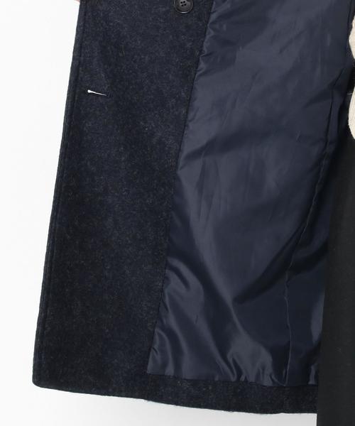 Another Edition（アナザーエディション）の「★★ブークレーチェスターコート（ネイビー）/AEBC ブークレー チェスター CT 79（チェスターコート・レディース・ネイビー・フリー）」の12枚目の写真