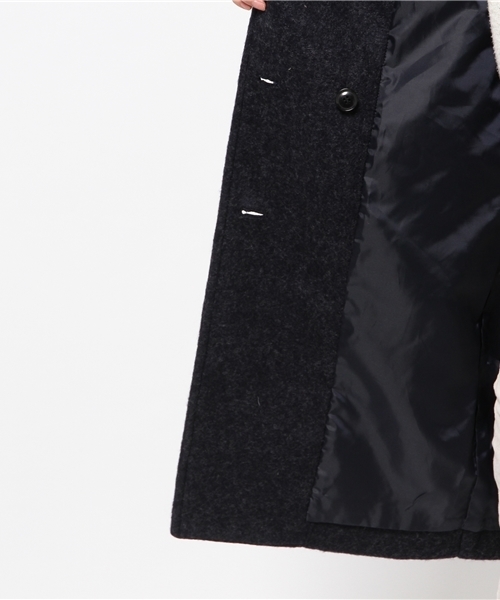 Another Edition（アナザーエディション）の「★★ブークレーチェスターコート（ネイビー）/AEBC ブークレー チェスター CT 79（チェスターコート・レディース・ネイビー・フリー）」の9枚目の写真