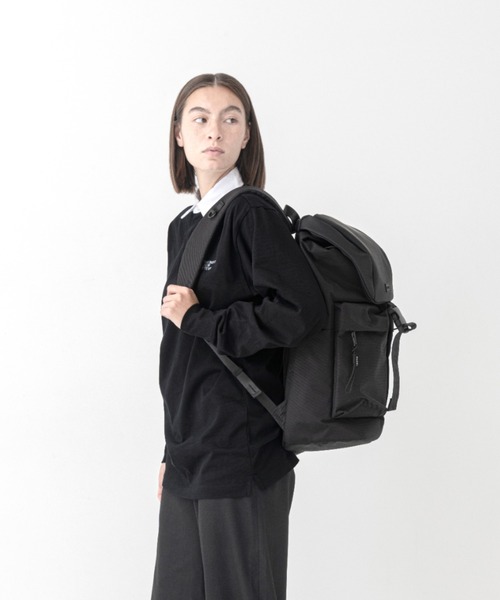KLON MATTE COATED RUCK SACK-VAN BLACK（バックパック/リュック