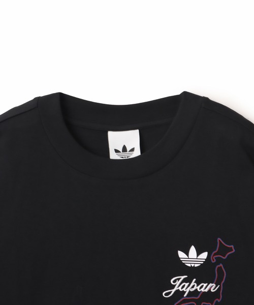 adidas(アディダス)の「adidas JAPAN S/S TEE / アディダス ジャパン ショートスリーブ ティー(Tシャツ/カットソー・メンズ・ブラック・S/M/L/XL/XXL)」の9枚目の写真