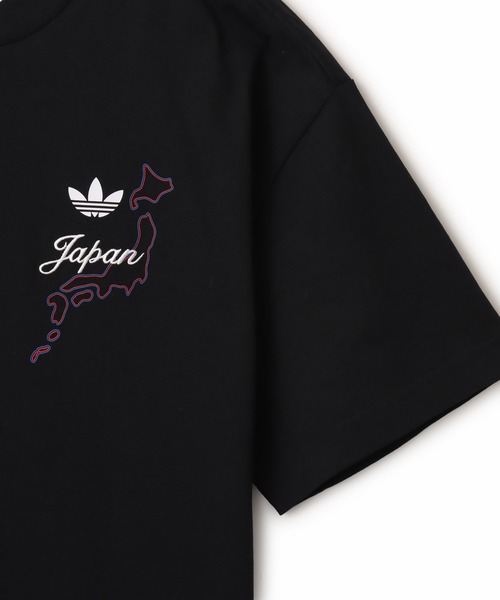 adidas(アディダス)の「adidas JAPAN S/S TEE / アディダス ジャパン ショートスリーブ ティー(Tシャツ/カットソー・メンズ・ブラック・S/M/L/XL/XXL)」の8枚目の写真