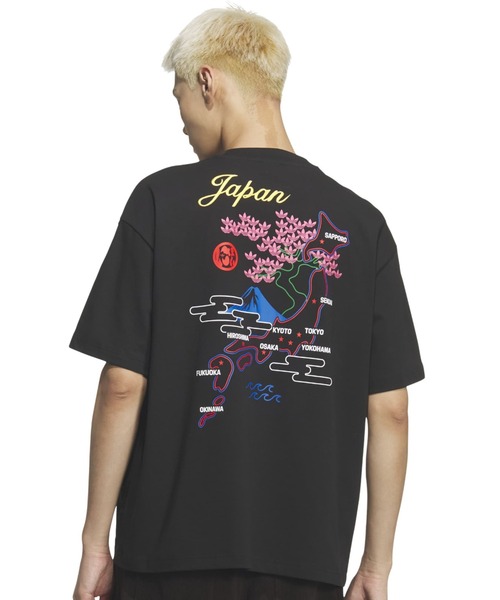 adidas(アディダス)の「adidas JAPAN S/S TEE / アディダス ジャパン ショートスリーブ ティー(Tシャツ/カットソー・メンズ・ブラック・S/M/L/XL/XXL)」の5枚目の写真