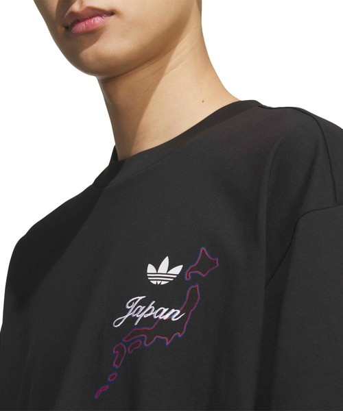 adidas(アディダス)の「adidas JAPAN S/S TEE / アディダス ジャパン ショートスリーブ ティー(Tシャツ/カットソー・メンズ・ブラック・S/M/L/XL/XXL)」の11枚目の写真