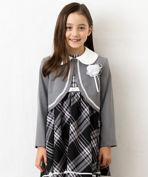 セール】よそいきワンピース 3点セット DECORA PINKY'S 3027653