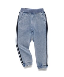 BRANSHES（ブランシェス）の「【あったか/デニム】サイドライン入りジョガーパンツ（その他パンツ）」