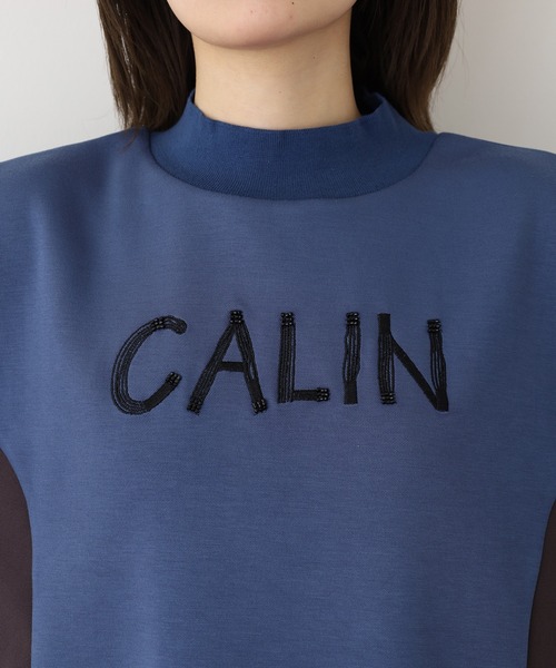 A.N.L(エーエヌエル レーベル)の「A.N.L ダンボールロゴプルオーバー(Tシャツ/カットソー・レディース・ブルー/ベージュ・38)」の7枚目の写真
