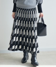 Paradise Picnic | 幾何柄ニットスカート(スカート)