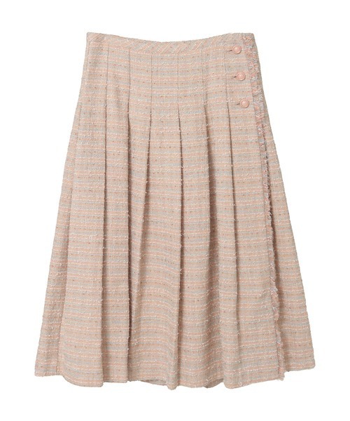 PINK HOUSE(ピンクハウス)の「ファンシーツイードスカート(スカート・レディース・ブラック/キナリ/ピンク系・MEDIUM/LARGE)」の15枚目の写真