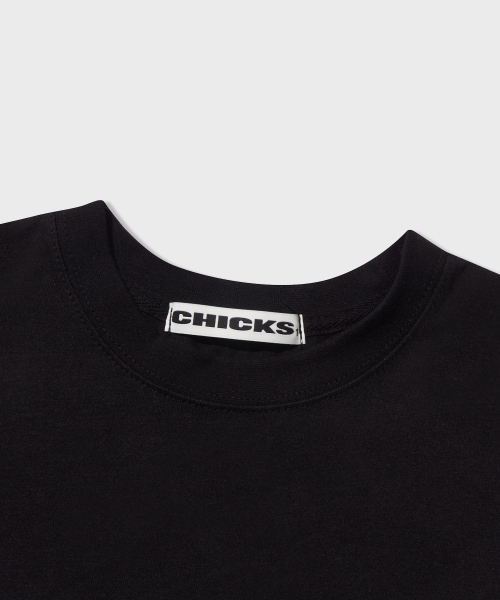 CHICKS(チックス)の「ピクセルキャット 半袖Tシャツ ブラック(Tシャツ/カットソー・レディース・ブラック・FREE)」の3枚目の写真