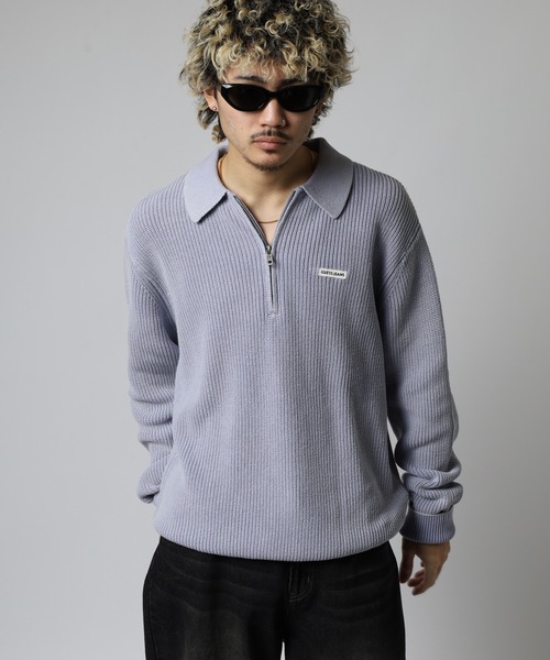 GUESS JEANS(ゲスジーンズ)の「GUESS JEANS ハーフジップニットシャツ(ニット/セーター・メンズ・ライトブルー・S/M/L/XL)」の10枚目の写真