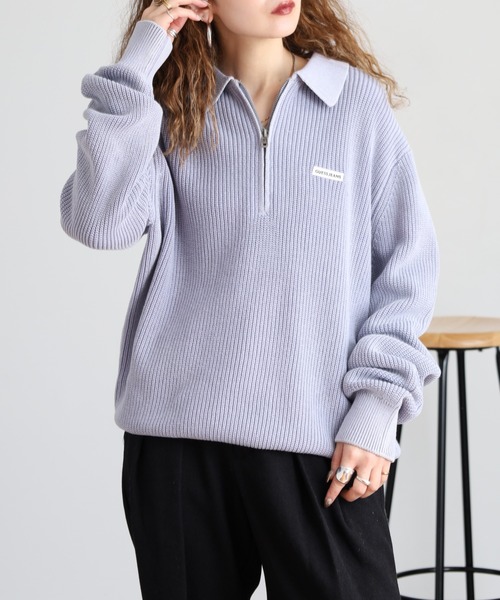 GUESS JEANS(ゲスジーンズ)の「GUESS JEANS ハーフジップニットシャツ(ニット/セーター・メンズ・ライトブルー・S/M/L/XL)」の17枚目の写真