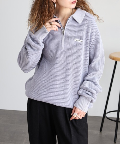 GUESS JEANS(ゲスジーンズ)の「GUESS JEANS ハーフジップニットシャツ(ニット/セーター・メンズ・ライトブルー・S/M/L/XL)」の18枚目の写真
