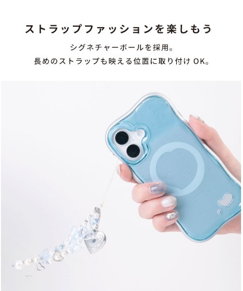 iFace(アイフェイス)の「iPhone 17/17Pro/17ProMax/16/16Pro/16ProMax/15/14/13/Galaxy S26/S26+/S26Ultra専用 iFace BeBling 2 MagSynq MagSafe対応 ケース(スマホケース/カバー・レディース・ブラック/クリア/ブルー・iPhone 13/14/15/iPhone 16/iPhone 16 Pro/iPhone 16 Pro Max/iPhone 17/iPhone 17 Pro/iPhone 17 Pro Max/26.0/26L/26H)」の8枚目の写真