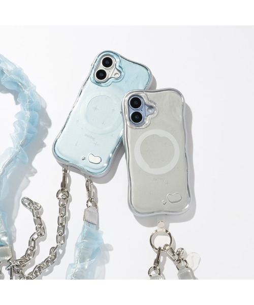 iFace(アイフェイス)の「iPhone 17/17Pro/17ProMax/16/16Pro/16ProMax/15/14/13/Galaxy S26/S26+/S26Ultra専用 iFace BeBling 2 MagSynq MagSafe対応 ケース(スマホケース/カバー・レディース・ブラック/クリア/ブルー・iPhone 13/14/15/iPhone 16/iPhone 16 Pro/iPhone 16 Pro Max/iPhone 17/iPhone 17 Pro/iPhone 17 Pro Max/26.0/26L/26H)」の12枚目の写真