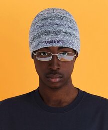 UNALLOYED（アナロイド）の「グラデーションストライプビーニー / グレー（ニットキャップ/ビーニー）」