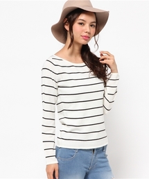 rienda | 15AWシンプルボートニットTOP②(ニット/セーター)