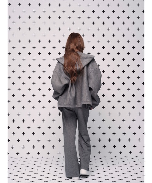 andwang（アンドワン）の「kirakira jewel pants（スラックス・レディース・ベージュ/グレー/ブラック・SMALL/MEDIUM）」の16枚目の写真