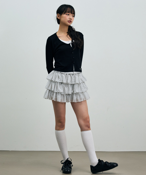 ARI(アリ)の「MINI HEART CANCAN SKIRT PANTS / WHITE(スカート・レディース・ホワイト・FREE)」の5枚目の写真