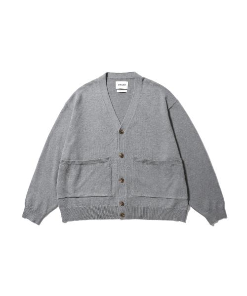 ANGLAN(アングラン)の「Lazy Pocket Cardigan - Grey(カーディガン/ボレロ・メンズ・その他・FREE)」の1枚目の写真