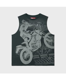 Racer Sleeveless Pigment Dark Charcoal