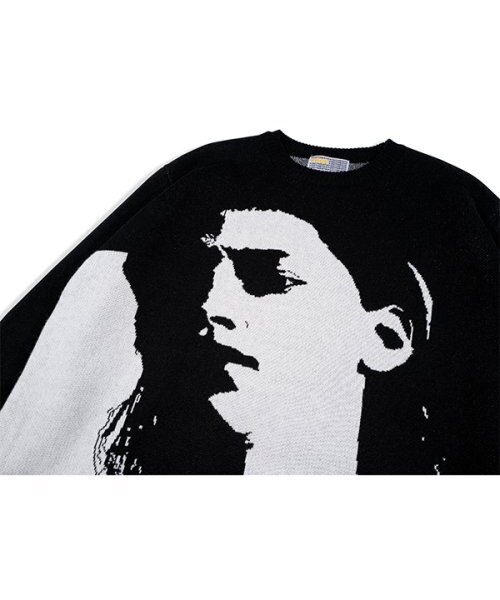 youthbath(ユースバース)の「YB WOMEN GRAPHIC KNIT_BLACK(ニット/セーター・レディース・その他・MEDIUM/LARGE)」の3枚目の写真