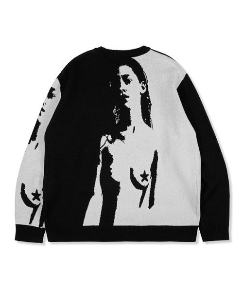 youthbath(ユースバース)の「YB WOMEN GRAPHIC KNIT_BLACK(ニット/セーター・レディース・その他・MEDIUM/LARGE)」の7枚目の写真
