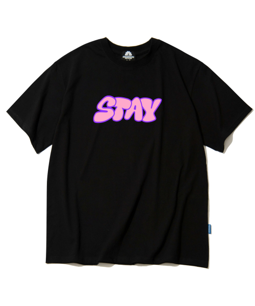 TRIPSHION(トリップション)の「ステイ ロゴ Tシャツ - ブラック(Tシャツ/カットソー・メンズ・その他・MEDIUM/LARGE/X-LARGE)」の1枚目の写真