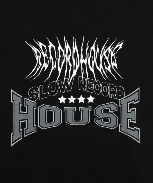SLOW RECORD HOUSE(スローレコードハウス)の「ライトニングTシャツ_ブラック(Tシャツ/カットソー・レディース・その他・SMALL/MEDIUM/LARGE/X-LARGE)」の2枚目の写真