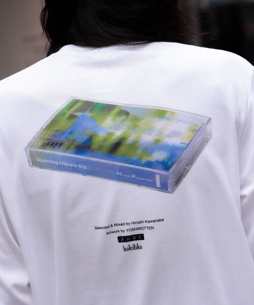 TOKYO CULTUART by BEAMS(トウキョウカルチャートバイビームス)の「kokiliko / Long Sleeve T-Shirt(Tシャツ/カットソー・レディース・ブラック/ホワイト・MEDIUM/X-LARGE/LARGE)」の14枚目の写真