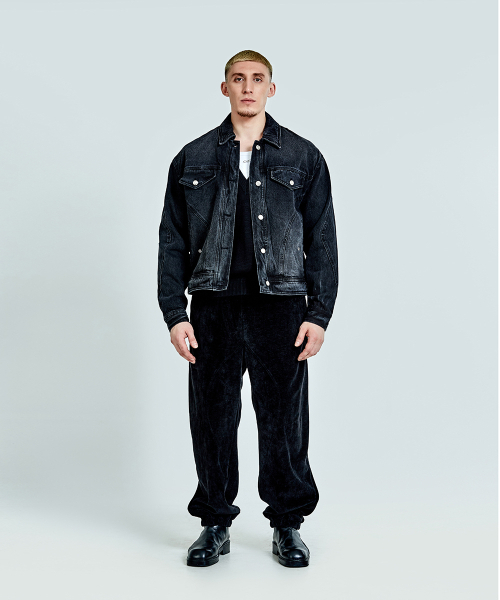 51%（フィフティーワンパーセント）の「Tunnel Lining denim Jacket - Washed black（デニムジャケット・メンズ・その他・MEDIUM/LARGE）」の2枚目の写真