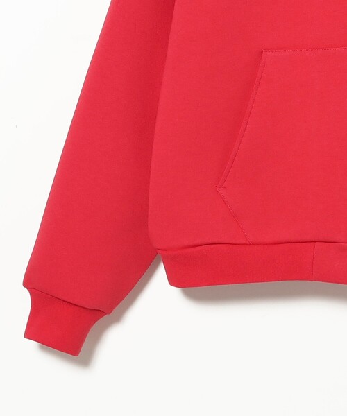 BEAMS（ビームス）の「フルフェイス ジップアップ フーディ 【ワイドショートフィット】（パーカー・メンズ・ブラック/レッド・S/M/L/XL）」の9枚目の写真