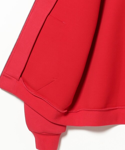 BEAMS（ビームス）の「フルフェイス ジップアップ フーディ 【ワイドショートフィット】（パーカー・メンズ・ブラック/レッド・S/M/L/XL）」の10枚目の写真