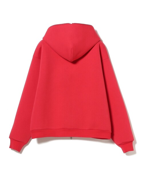 BEAMS（ビームス）の「フルフェイス ジップアップ フーディ 【ワイドショートフィット】（パーカー・メンズ・ブラック/レッド・S/M/L/XL）」の11枚目の写真