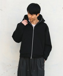 BEAMS | フルフェイス ジップアップ フーディ 【ワイドショートフィット】(パーカー)