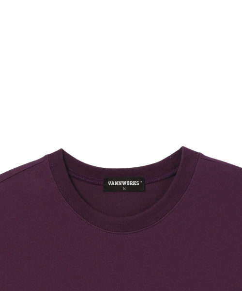 VANNWORKS(バンワークス)の「MINI 1980 オーバーサイズ 半袖Tシャツ (VS0050) パープル/ホワイト(Tシャツ/カットソー・レディース・その他・LARGE/MEDIUM)」の3枚目の写真