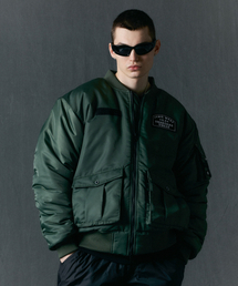 JAMIE WEST（ジェイミーウエスト）の「スコッド MA-1 ヘビージャンパー (グリーン)（ダウンジャケット/コート）」