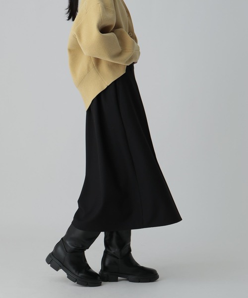 LEPSIM（レプシィム）の「タックハーフパンツ　621250（その他パンツ・レディース・ブラック/チャコールグレー・FREE）」の4枚目の写真