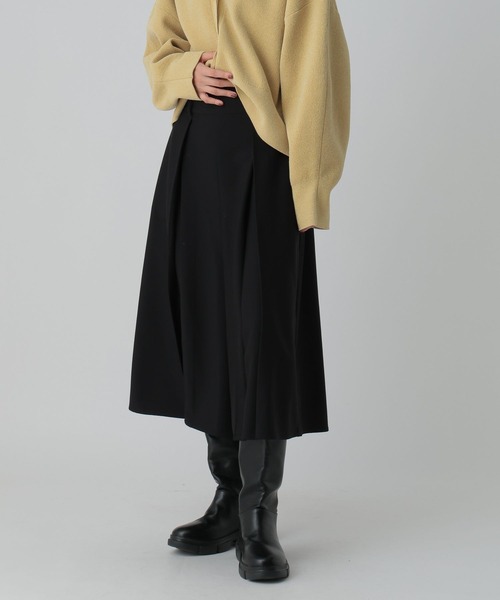 LEPSIM（レプシィム）の「タックハーフパンツ　621250（その他パンツ・レディース・ブラック/チャコールグレー・FREE）」の5枚目の写真