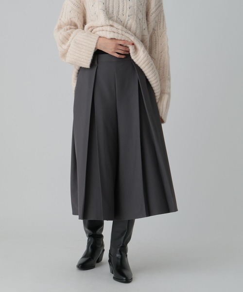LEPSIM（レプシィム）の「タックハーフパンツ　621250（その他パンツ・レディース・ブラック/チャコールグレー・FREE）」の9枚目の写真
