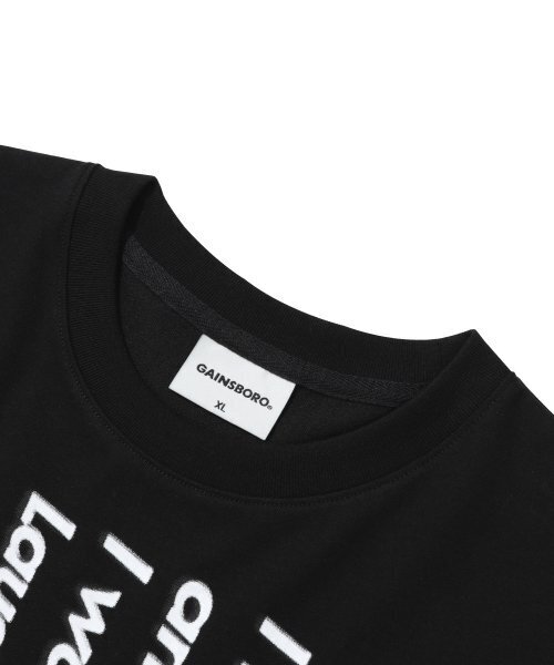 GAINSBORO(ゲインズボロ)の「ウィークエンドネバー Tシャツ_ブラック(Tシャツ/カットソー・レディース・その他・LARGE/MEDIUM/SMALL)」の4枚目の写真