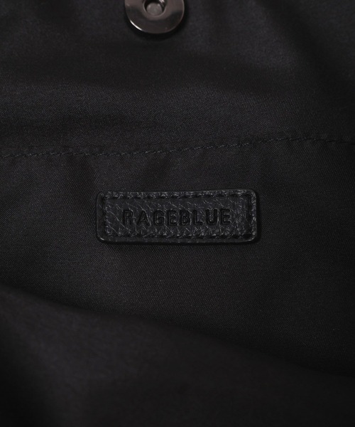 RAGEBLUE（レイジブルー）の「フェイクレザー/ショルダートートバッグ（ショルダーバッグ・メンズ・ブラック/ブラウン・FREE）」の16枚目の写真