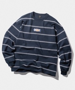 セール】＜6(ROKU)＞コットン ワイド ボーダー プルオーバートップス