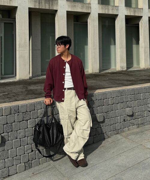 FASCIERA（ファシエラ）の「[ストラップセット] グロッシービッグトラベルトートバッグ_ジュノ07（ボストンバッグ・レディース・ブラック/ベージュ・FREE）」の11枚目の写真