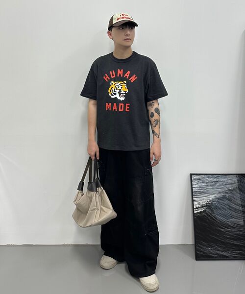 FASCIERA（ファシエラ）の「[ストラップセット] グロッシービッグトラベルトートバッグ_ジュノ07（ボストンバッグ・レディース・ブラック/ベージュ・FREE）」の12枚目の写真