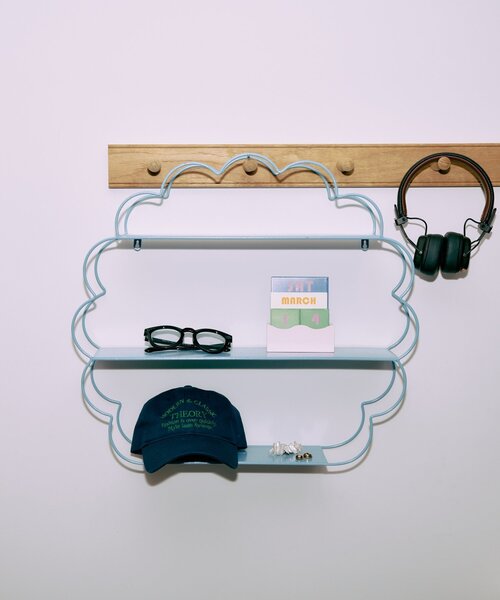 BIRTHDAY BAR（バースデイバー）の「【SAHIR サヒール】Wall shelf　flower（インテリア雑貨・レディース・ブルー系その他・0）」の3枚目の写真