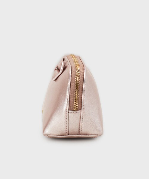 index（インデックス）の「ラメ合皮リボンポーチ（ポーチ・レディース・ピンク系/シルバー系その他/オフホワイト・00）」の6枚目の写真